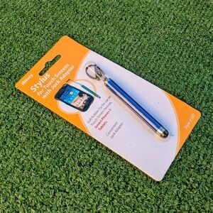 Allary Compact 3.5" Touch Screen Smart Phone/Tablet Stylus w/Jack Adapter NIP